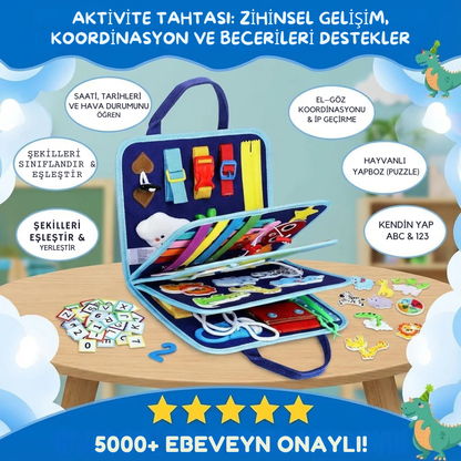 MinikBeceri® İnce Motor Geliştiren Aktivite Tahtası