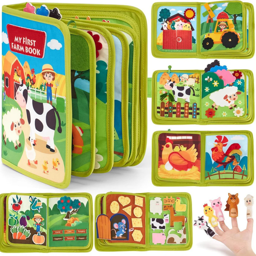 MinikBeceri® Çiftlik Temalı Aktivite Tahtası