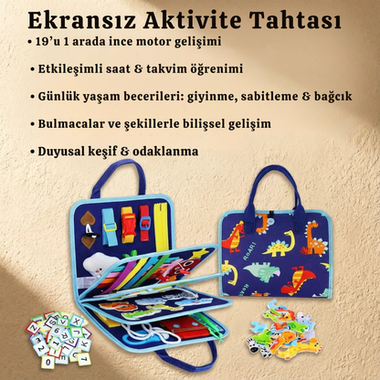 MinikBeceri® İnce Motor Geliştiren Aktivite Tahtası