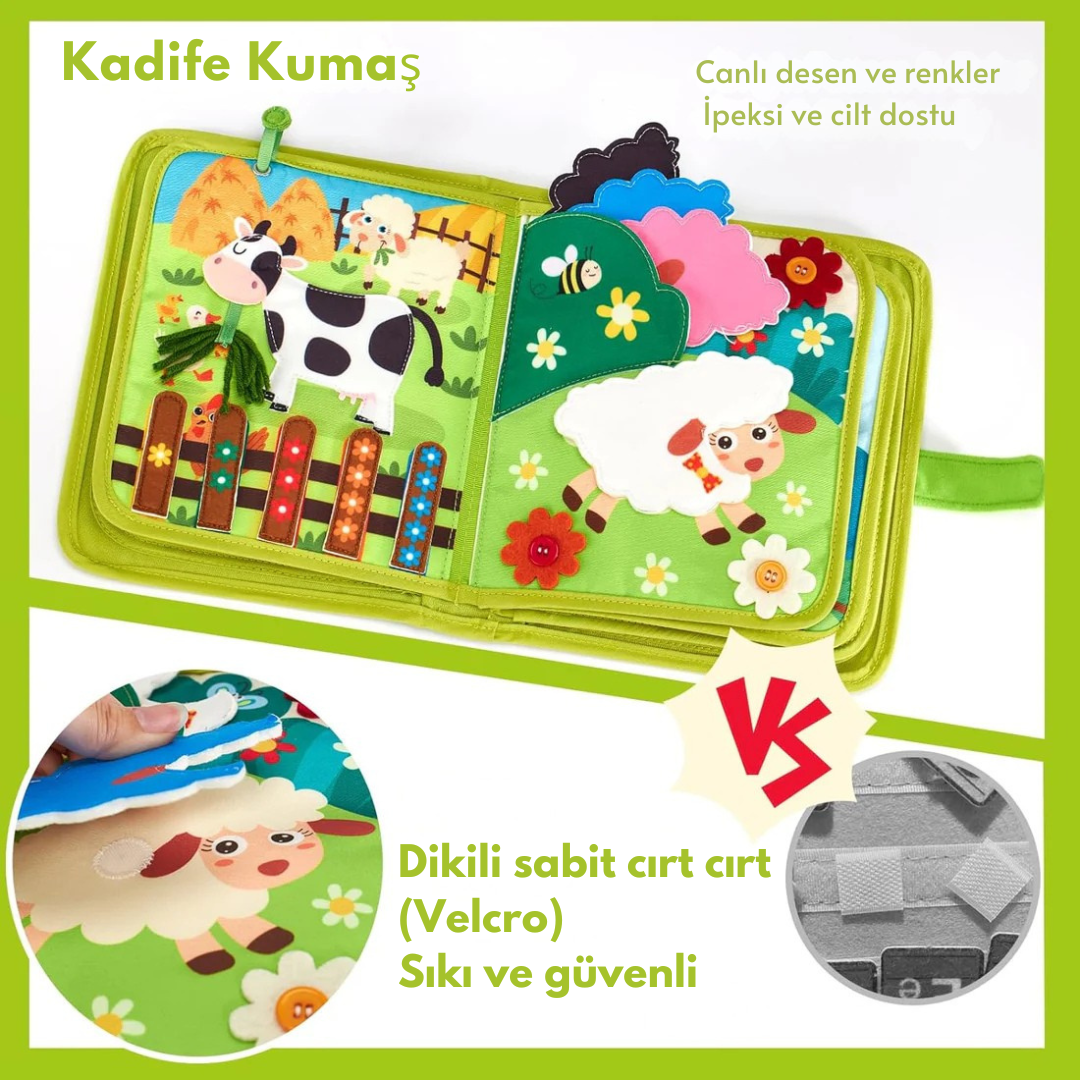 MinikBeceri® Çiftlik Temalı Aktivite Tahtası